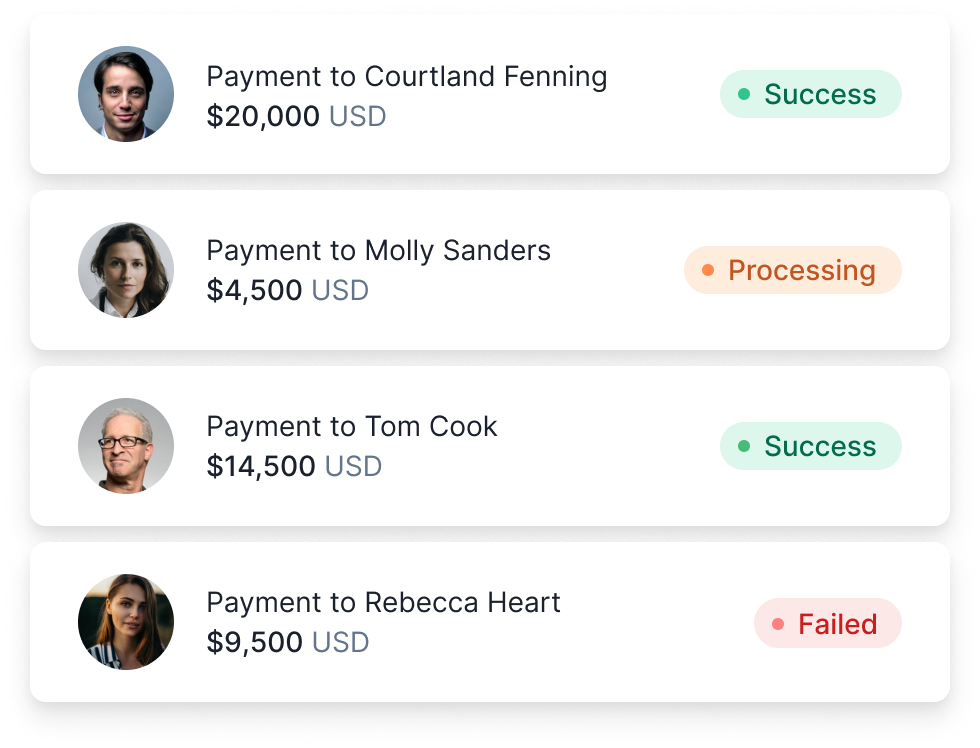 An Airtable automation triggered by a synced transaction